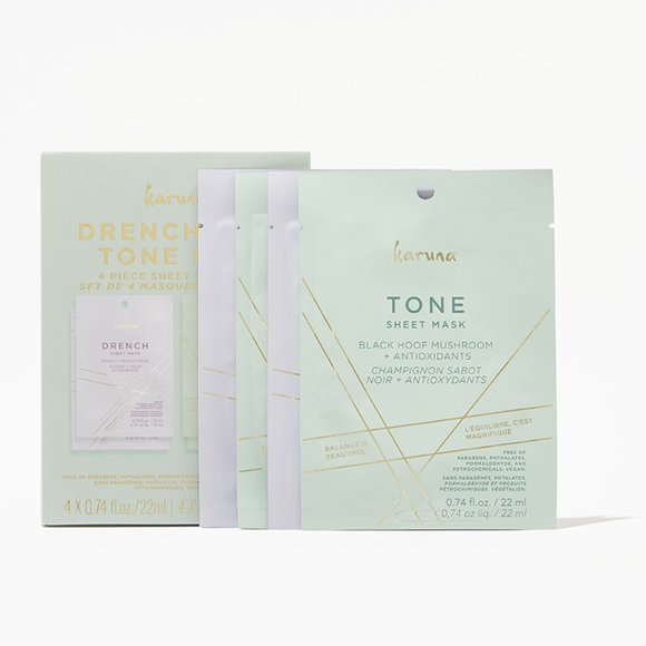 Karuna Tone and Drench Sheet Mask 4 Pack - Picture 4 of 4
